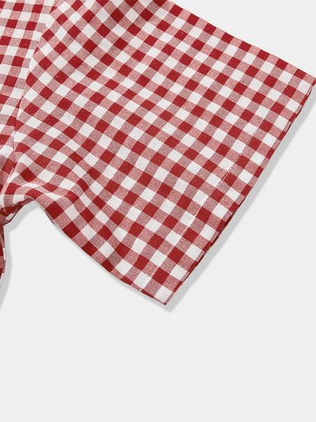 Unisex's Casual Fashion Gingham Street Checkered Graffiti Gothic Print Box-Fit Cropped Button-Up Shirt Men's Cropped Tops