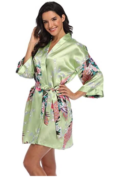 Rayon Robes Women Nightwear Flower Home Clothes Intimate Lingerie Casual Kimono Bath Gown Lady Night Dress Oversize 3XL