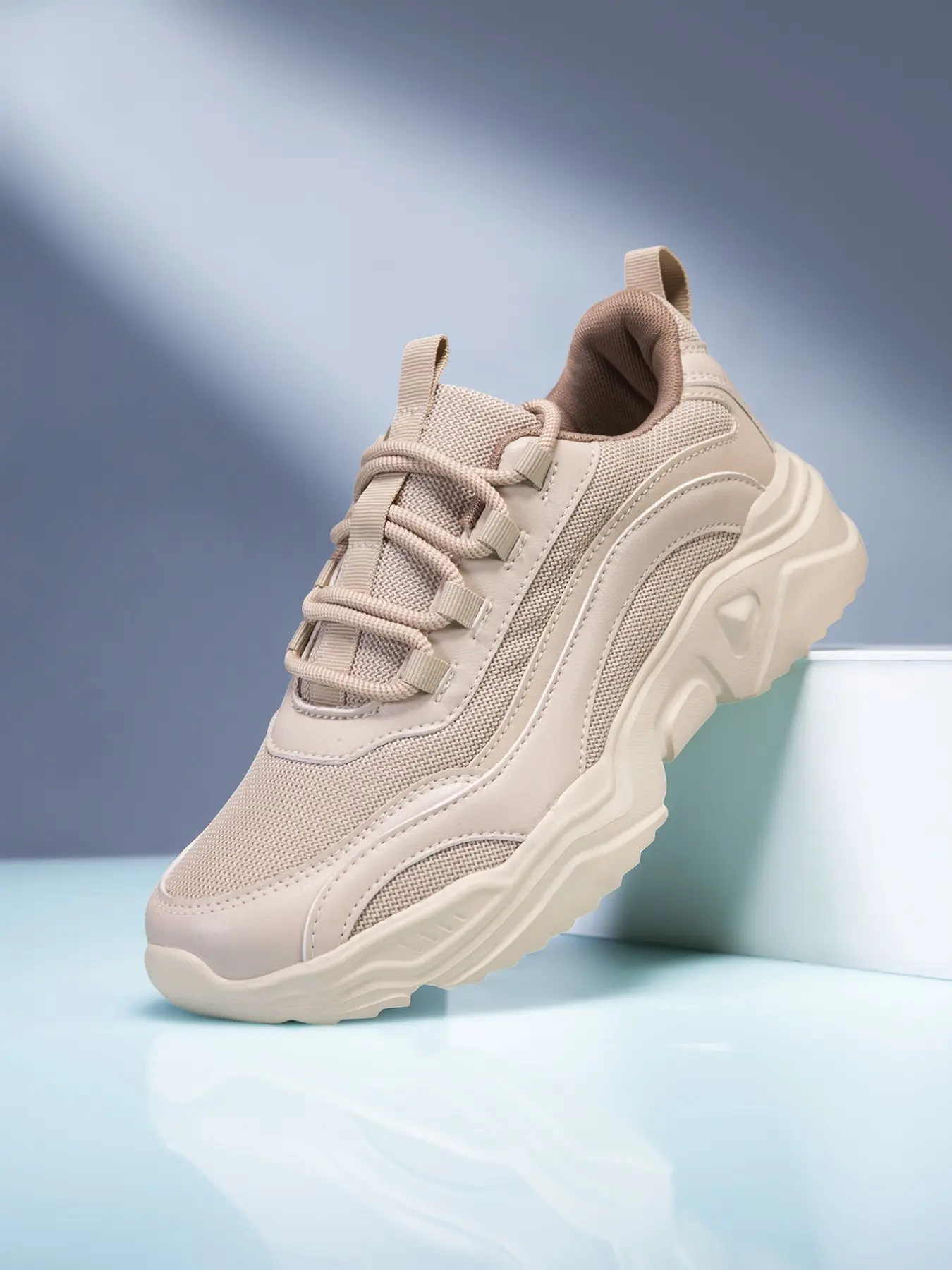 Unisex Mesh Thick Sole Dad Shoes, Breathable Height-Boosting Casual Sports Shoes, Anti-Slip Rubber Bottom, Wide Fit, All Seasons