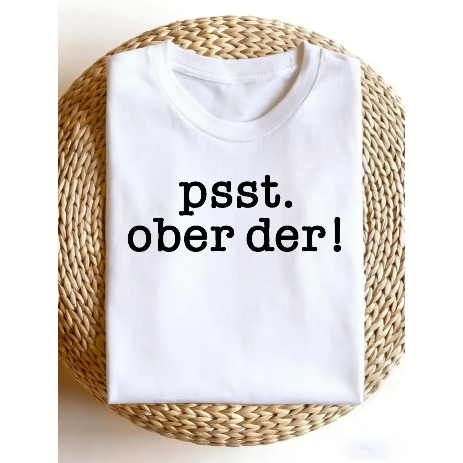 Retro Filipino Pun T-Shirt Tagalog Humor Psst Upper Joke Pinoy Pinay Puns Machine Washable Round Neck Tee Suitable for Casual Wear And Filipino Themed Gifts