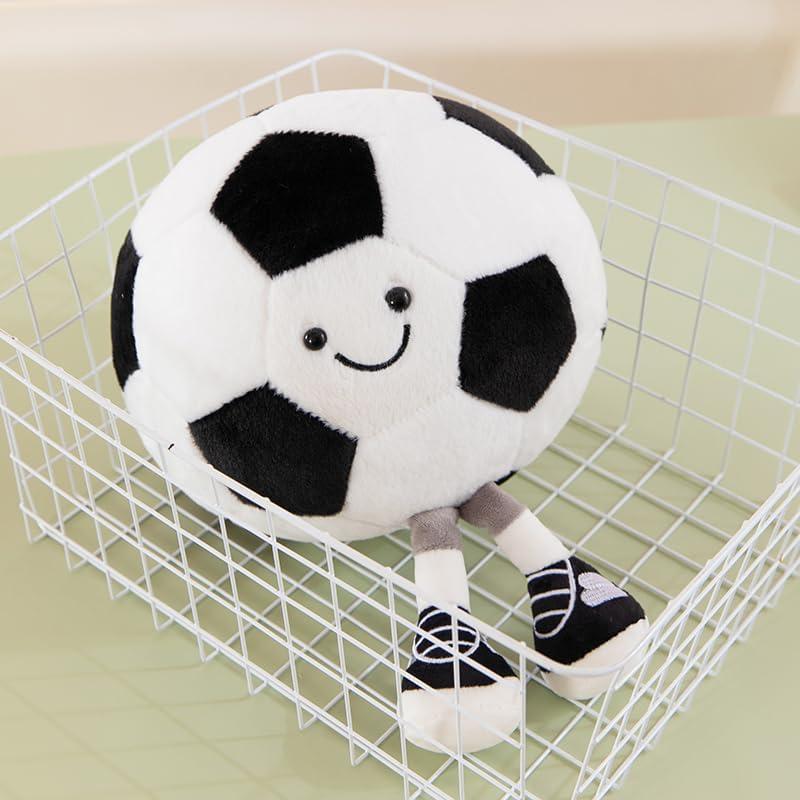 11.76inch Football Plush Toys Soft Stuffed Sports Plush Balls Cute Fun American Soccer Doll Toys with feet Creative Football Spherical Decor Throw Pillow for Christmas Kids Gift (Football) 11.76inch Football Plush Toys Soft Stuffed Sports Plush Balls Cute Fun American Soccer Doll Toys with feet Creative Football Spherical Decor Throw Pillow for Christmas Kids Gift (Football)