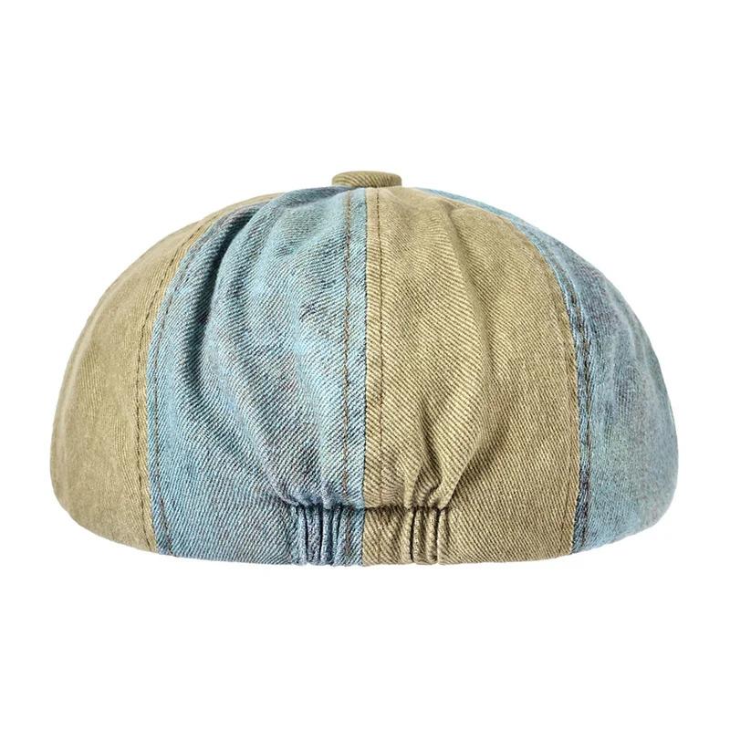 Retro Newsboy Caps Men British Painters Hats Spring Summer Cotton Octagonal Berets Herringbone Gatsby Flat Cap Hip Hop Berets