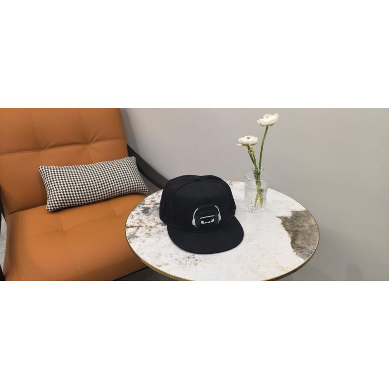 Cross-border new trendy street hip-hop hat with letter print, flat brim, unisex, adjustable - HELLO model