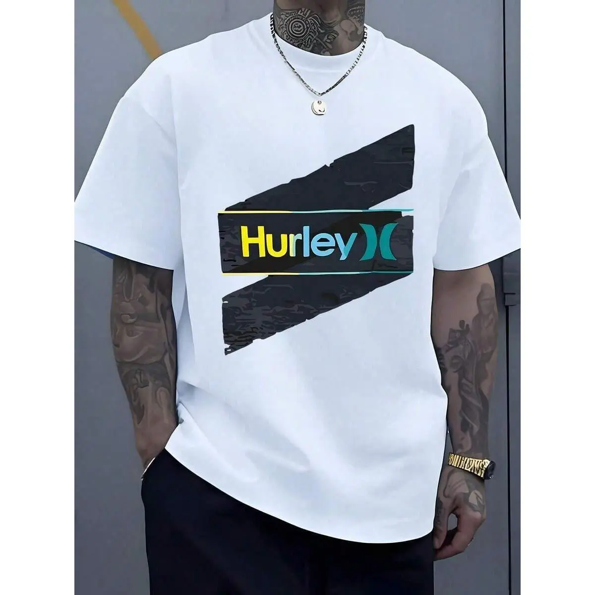 The Hurley Logo Represents Freedom And The Endless Pursuit Of Adventure With A Minimalist Geometric Flair T-Shirt Breathable Sweat-Wicking For Outdoor