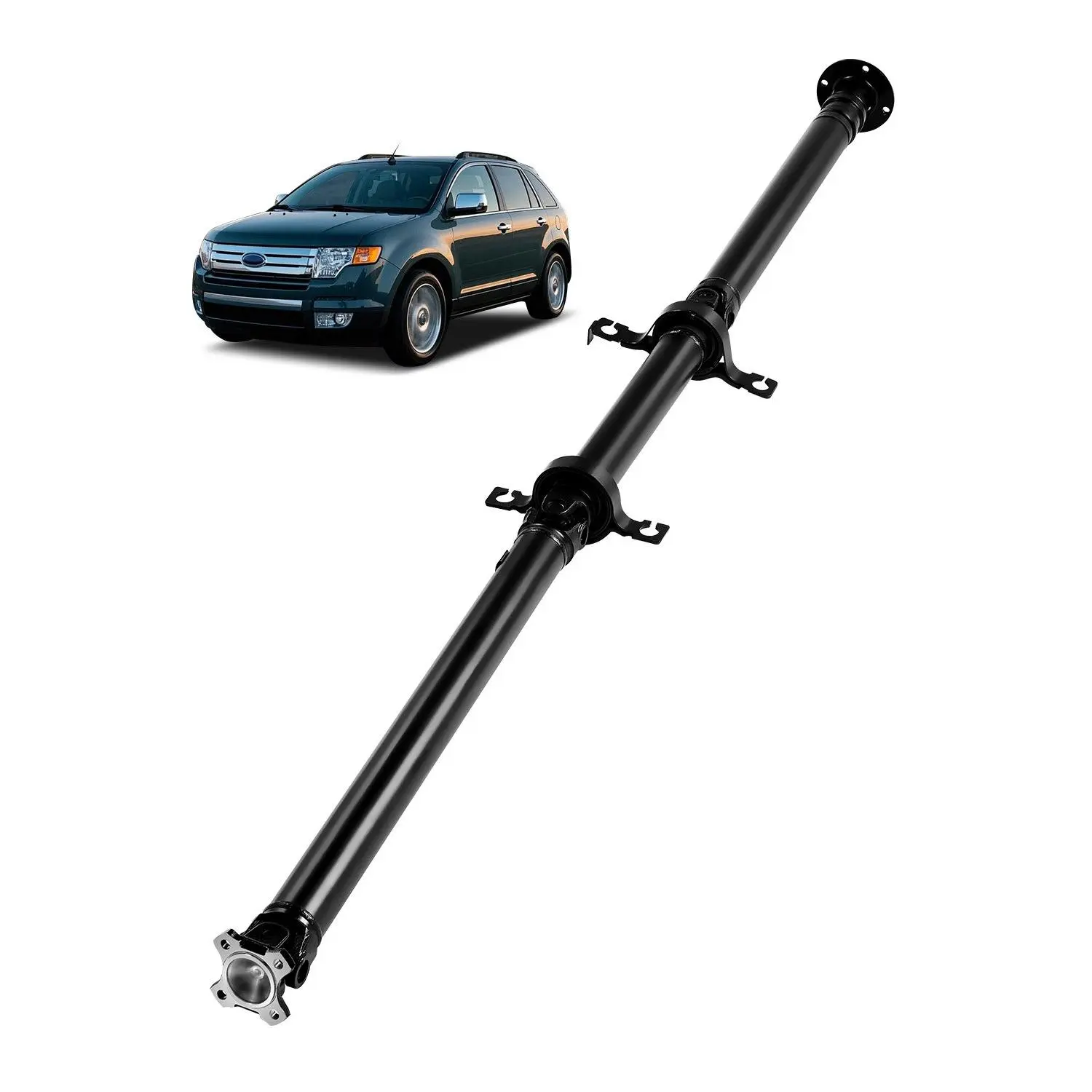 VEVOR Rear Drive Shaft Car Component - 80.2"-82.1" Straight Rod Metal Shafts Functional Part Single Unit, Compatible with 2007-2008 Ford Edge/Lincoln MKX, Replaces #C-0374 652005 7T4Z4R602A 936846, 80.2"-82.1" Length