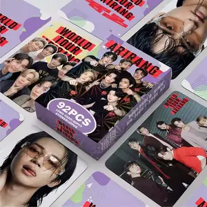Kpop Bangtan Boys ARIRANG Lomo Cards 92Pcs Photocards Pack Decor Stickers Collectible Cards for ARMY Fans