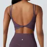 Halara UltraSculpt™ Double Straps Twisted Backless Cropped Yoga Tank Top