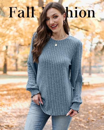 WIHOLL Womens Tops Dressy Casual Long Sleeve Shirts for Women Business Casual Outfits Lightweight Fall Sweaters Warm WIHOLL Womens Tops Dressy Casual Long Sleeve Shirts for Women Business Casual Outfits Lightweight Fall Sweaters Warm