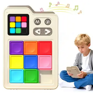 Electronic Sliding Puzzle Game, Brain Teasers Toy 1000+ Levels, Smart Difficulty Adjustment Learning Toy for Kids 6+, Smooth Mechanism, Ideal Christmas Birthday Gift for Boys Girls