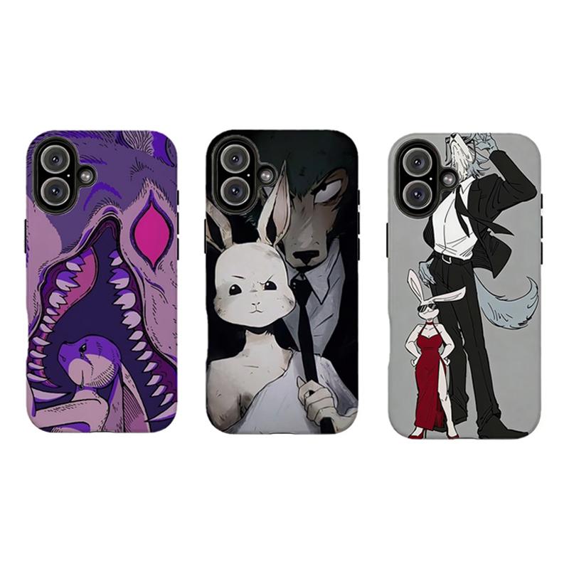 Forbidden Love Beastars Phone Cover | Iconic Anime Couple,Compatible for iPhone 16 15 14 13 12 11 17Pro Max,for Samsung S25 S24 S23 S22 Ultra,Durable Dual-Layer design phone cover,Perfect Gift for Her Forbidden Love Beastars Phone Cover | Iconic Anime Couple,Compatible for iPhone 16 15 14 13 12 11 17Pro Max,for Samsung S25 S24 S23 S22 Ultra,Durable Dual-Layer design phone cover,Perfect Gift for Her