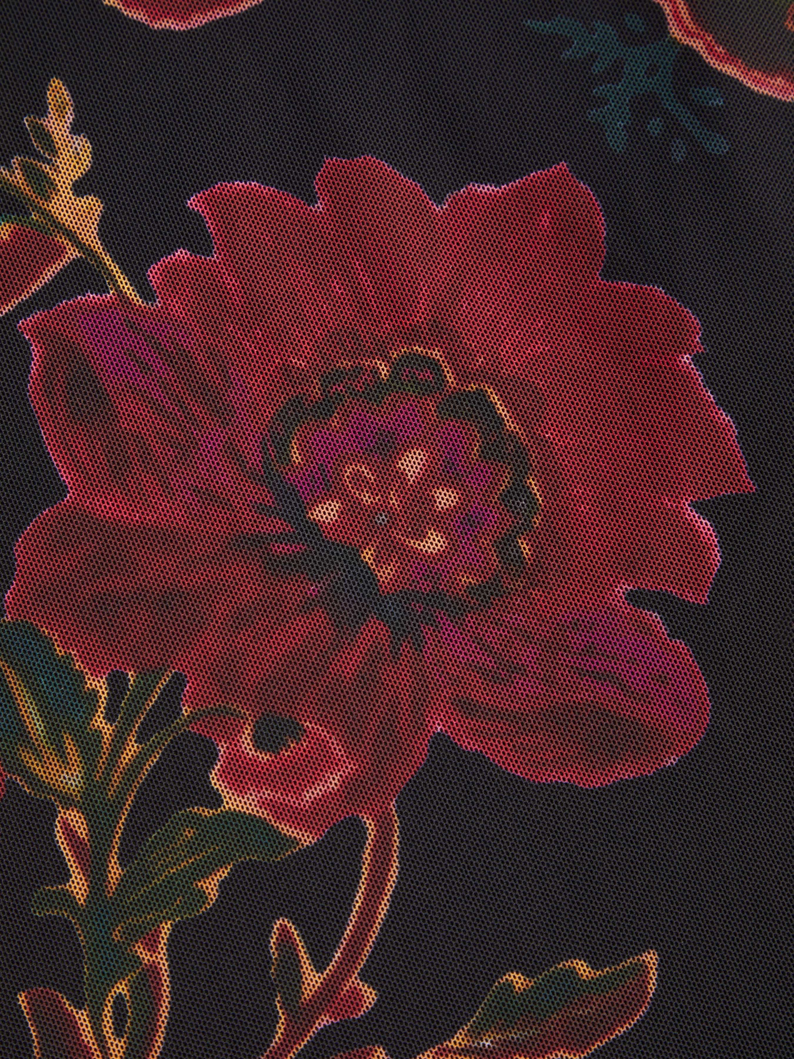 Cider [size 0-10] Square Neck Floral Ruched Mini Dress