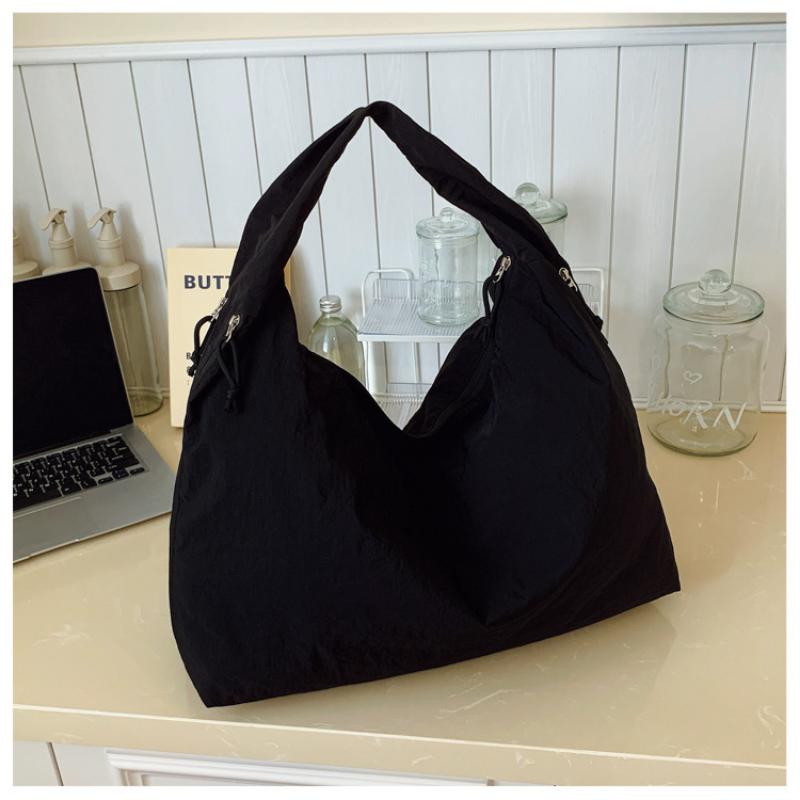 Large Capacity Popular Temperament Armpit Bag Nylon Cloth Shoulder Retro Handbag For Women