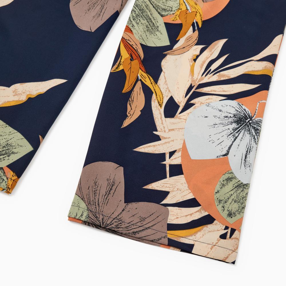 PatPat Family Matching Tropical Floral Print Jumpsuits for Mommy and Me Womenswear Piece