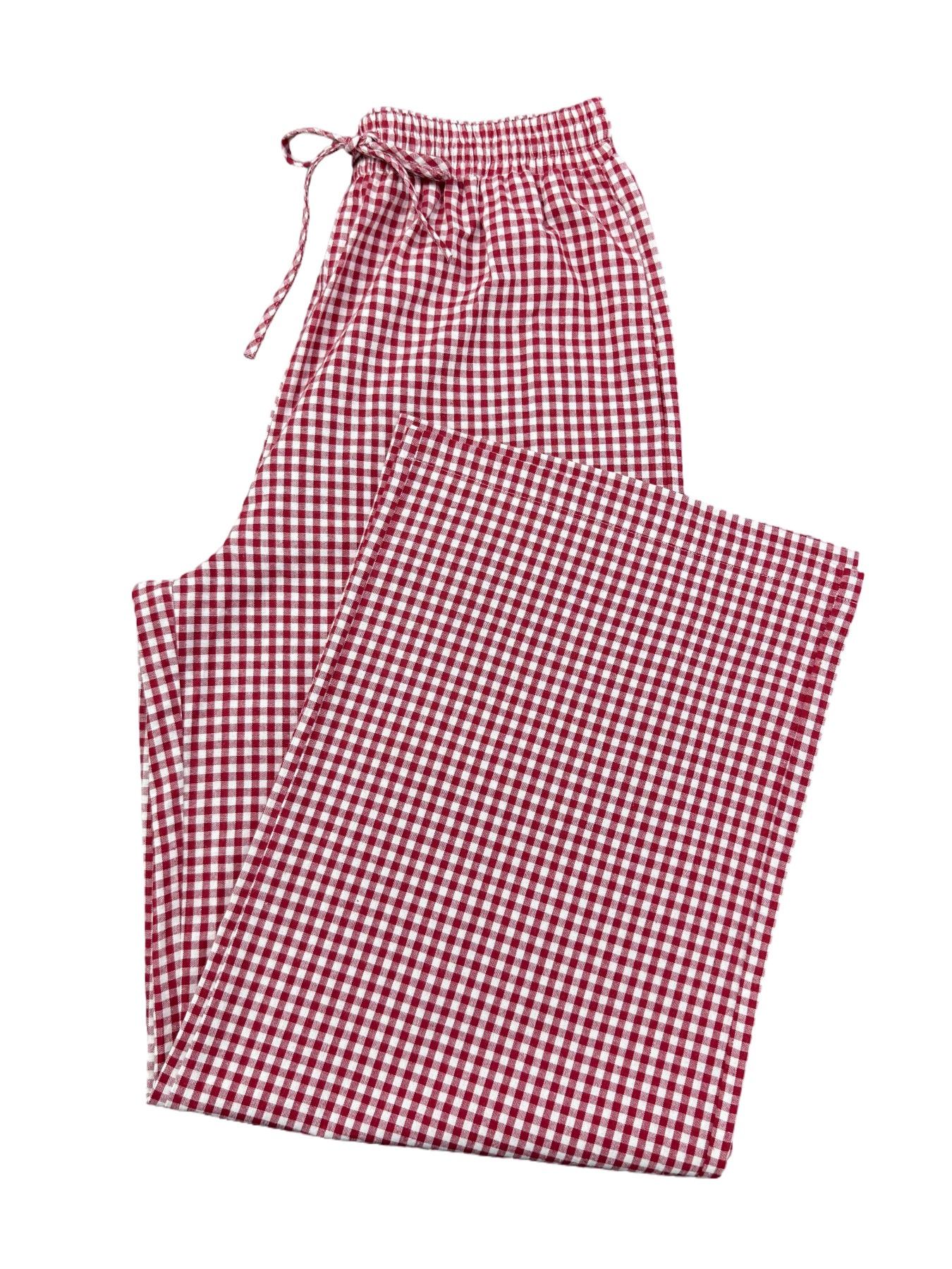 Women's Plaid Wide Leg Pants, Casual Loose Straight Fit, Drawstring Waist, Pockets, Home Sleepwear, Loungewear, Spring & Fall Fashion