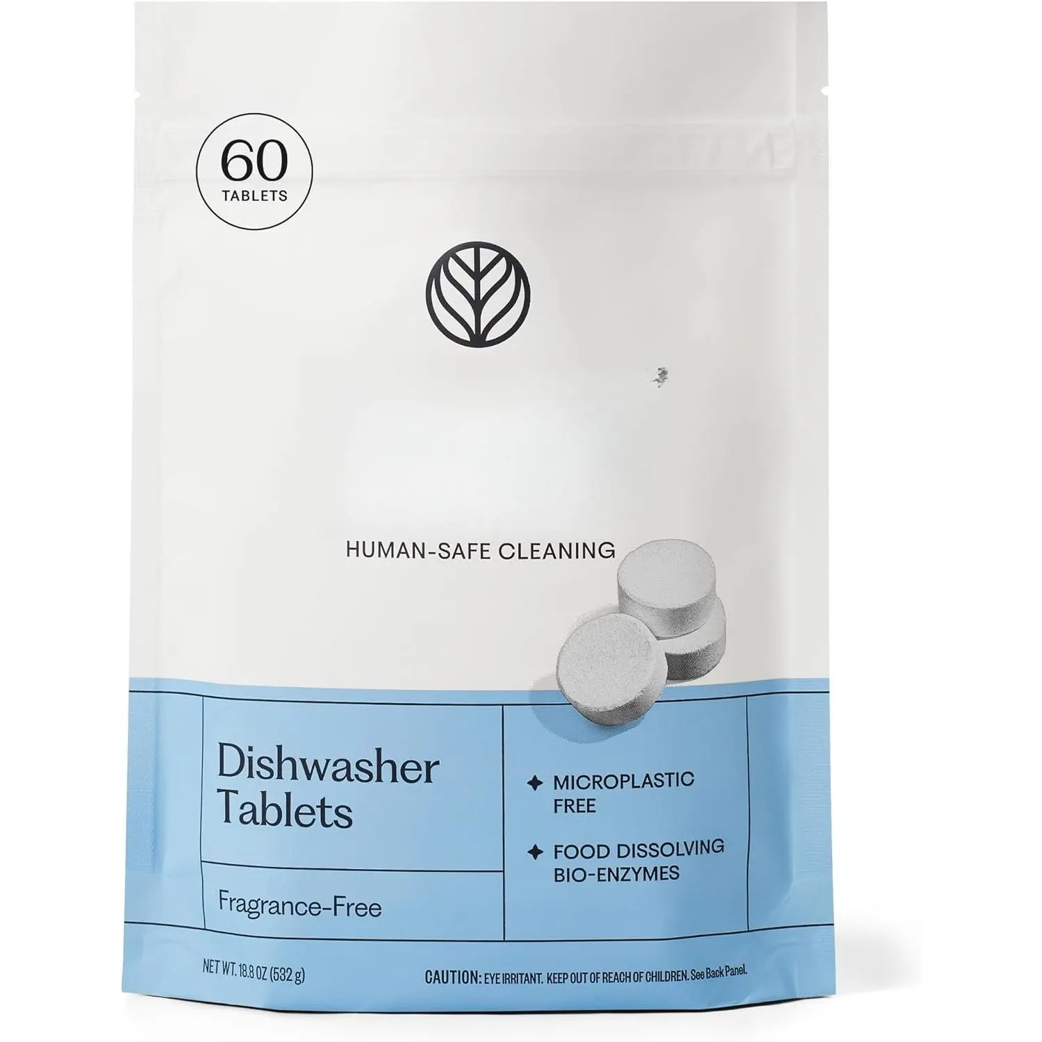 Dishwasher Tablets - 60 Ct | Plastic-Free, -Free, Human-Safe, Dishwasher Pods  | Delivers a  Clean Without Harsh