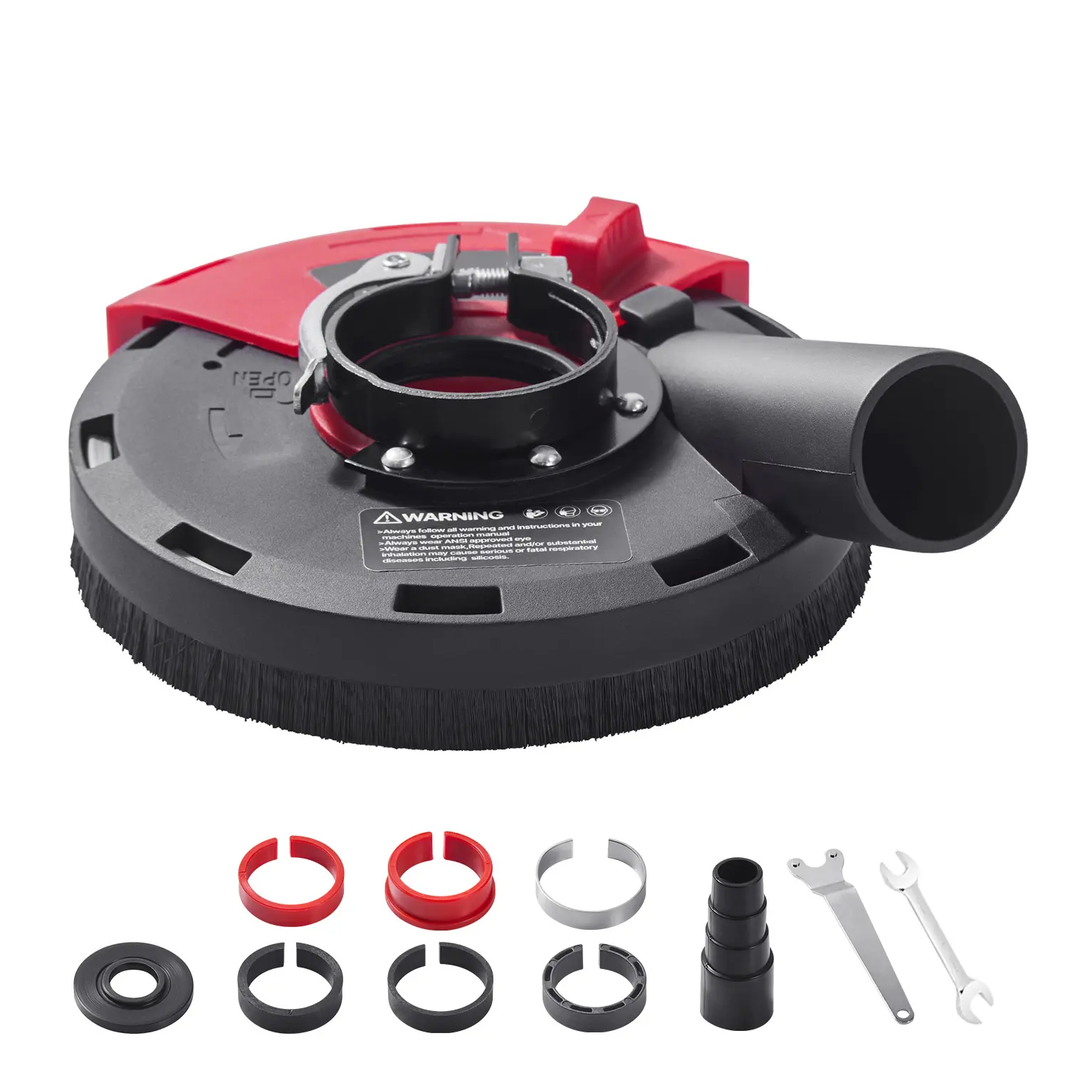 Grinding Dust Shroud for Angle Grinder, Efficient Corner Grinding, Enhanced Compatibility