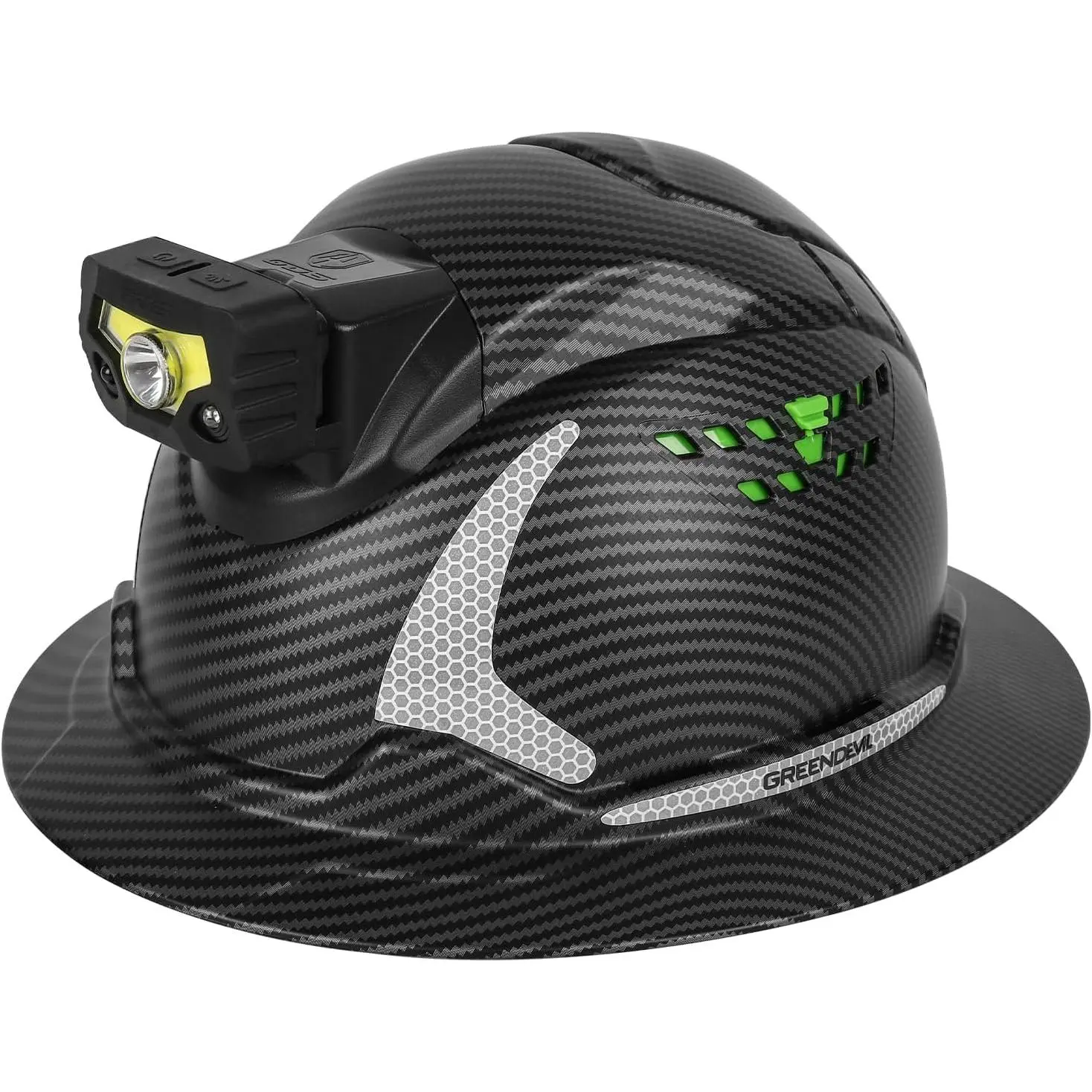 Unisex Full Brim Vented Bump Cap Safety Gear - Adjustable 6-Point Dial Fit Safety Headwear with Built-in Headlight Bracket, Reflective Strips, Universal Side Slots, Brim Shield, Sun Protection for Outdoor Work, Gardening (Sports & Outdoor Hat), Secure, Ou