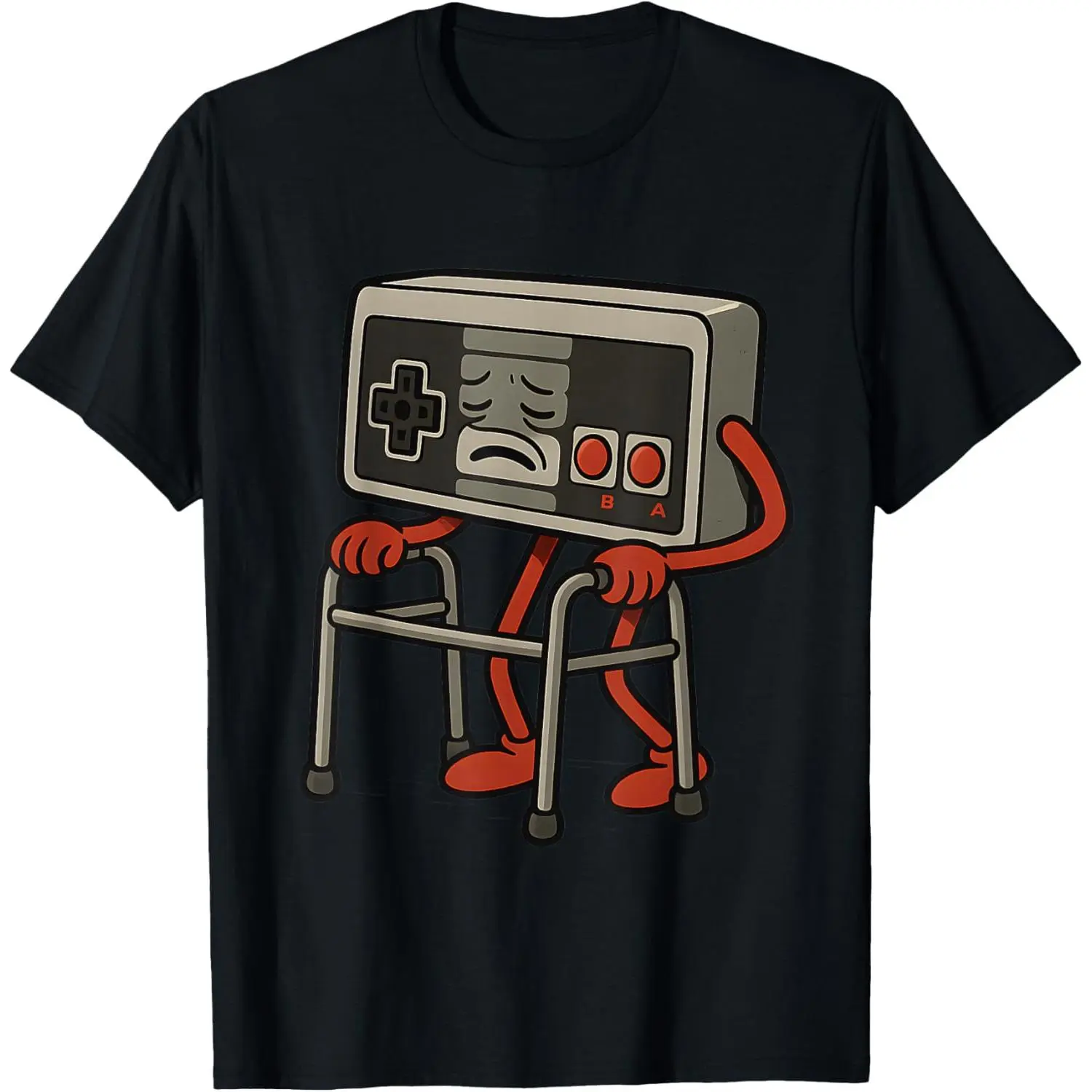 Funny Old Gamer Gaming Retro 80s 90s Video Game Old Gamer T-Shirt