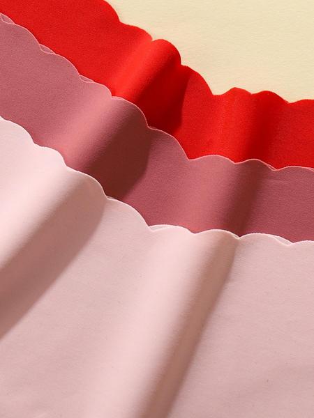 5-Pack Women's Soft Skin-Friendly Invisible Seamless Triangle Underwear, Fashionable Wave Edge Design for Daily Wear, Fitted for All Seasons