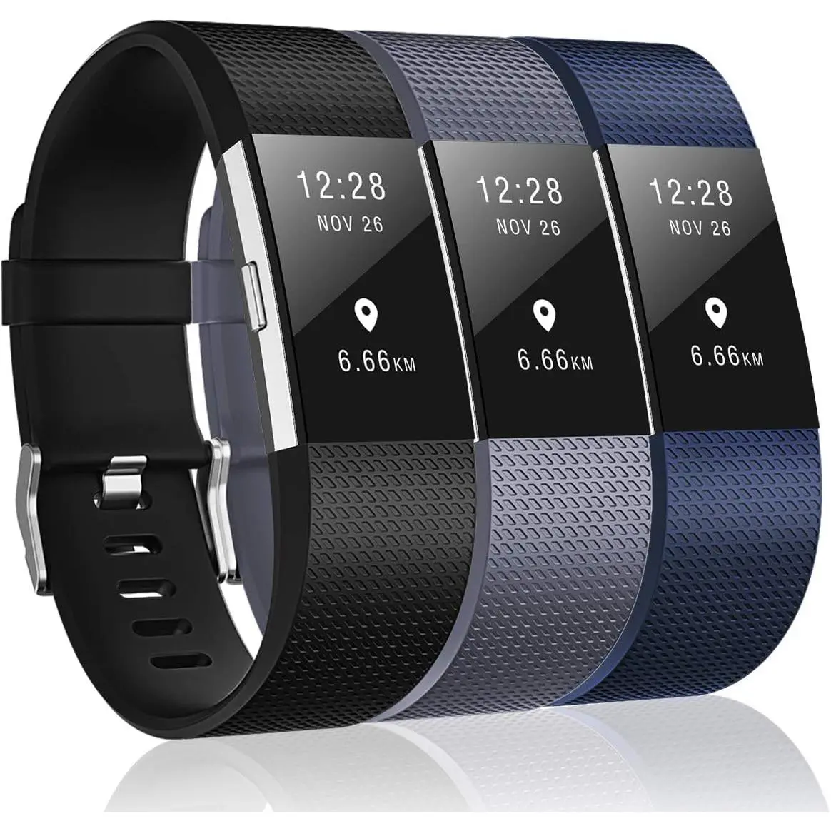 Durable Stainless Steel Replacement Bands for Fitbit Charge 2 (Classic & Special Edition) - Wearable Accessories for Men, Men's Accessories