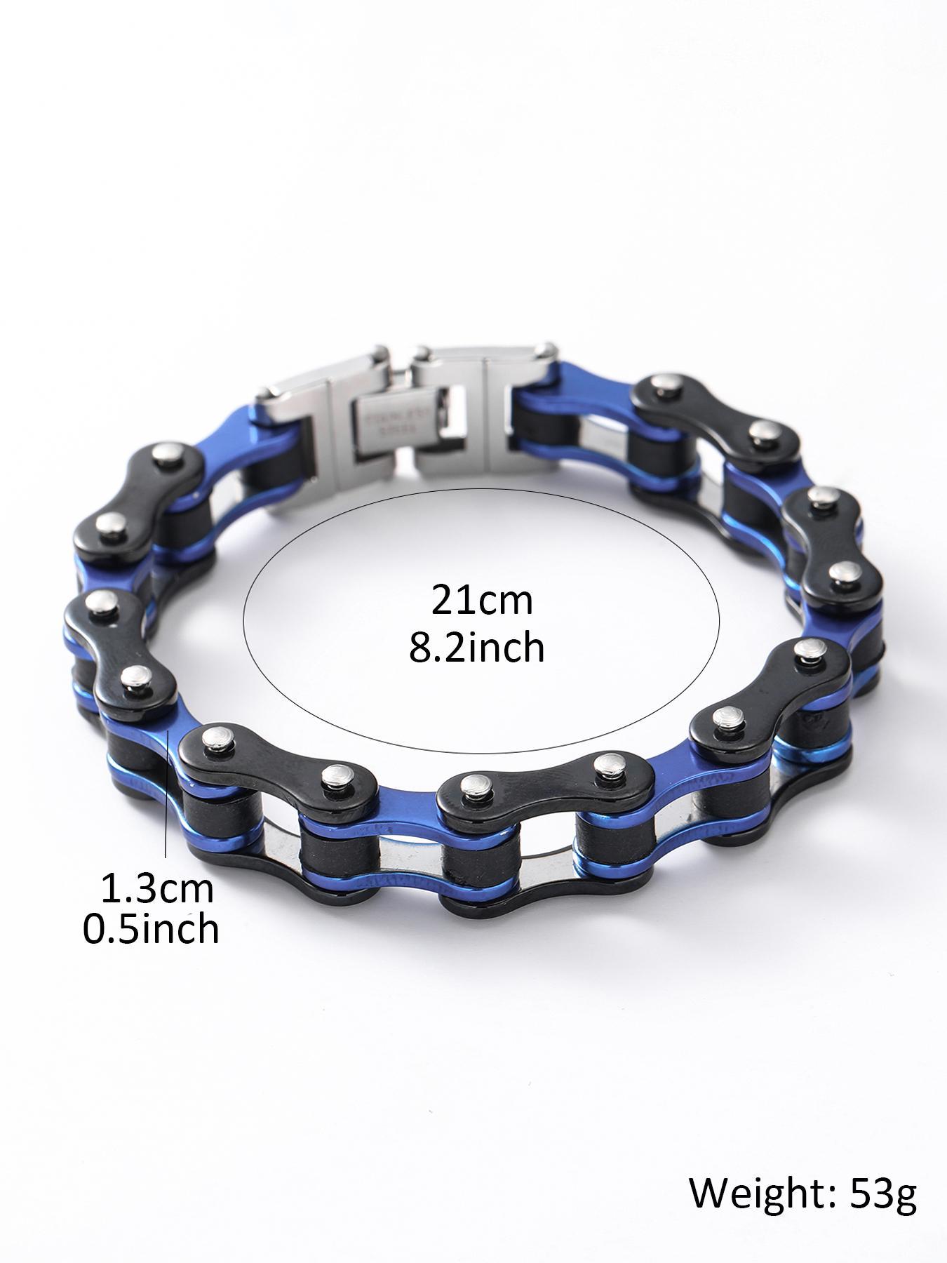 Punk Style Chain Summer Bracelet, Versatile Accessory, Fashionable Hand Jewelry for Men for Party, Daily Clothing Decor, Trendy Bracelet Design Hand Chain Jewelry for Birthday Gift, Gf and Bf Bracelets, Exquisite Trendy Bracelet