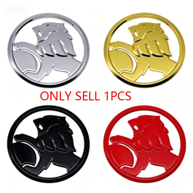 1pcs round 9.5cm lion badge is suitable for Houghton Buick car modified lion logo trunk body decoration sticker