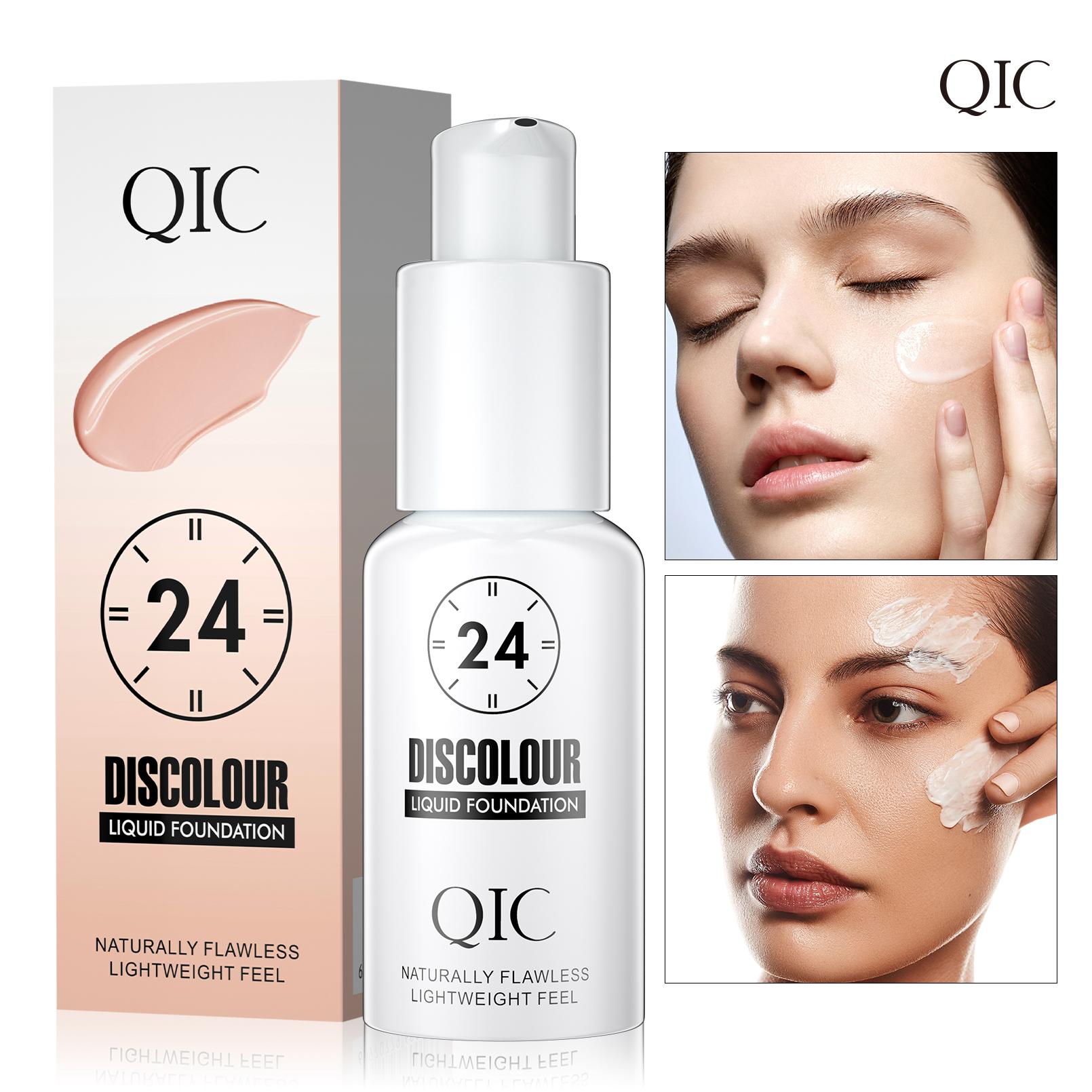 Long Lasting Color Changing Foundation, 1 Box Sweat Activated Foundation, Moisturizing Lightweight Concealer Foundation, Makeup Product for Women & Girls, Hydrating