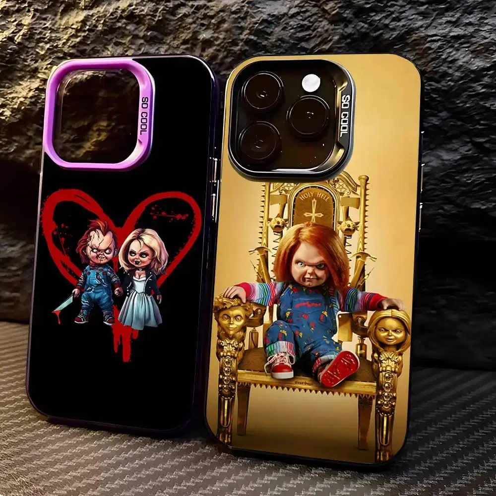 Chucky Movie Themed Smartphone Case, Protective Handheld Shell Phone Accessory For iPhone 17,16,15,14,13,12,11 Pro Max Plus, Accessories, Casing