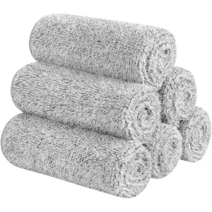 Microfiber Pet Face Cloths, Highly Absorbent Soft Washcloths, 12x12in Fingertip Towels Multi-Purpose Pack for Bathroom, Gym Use (Dog & Cat Training & Behavior Aids Accessory)