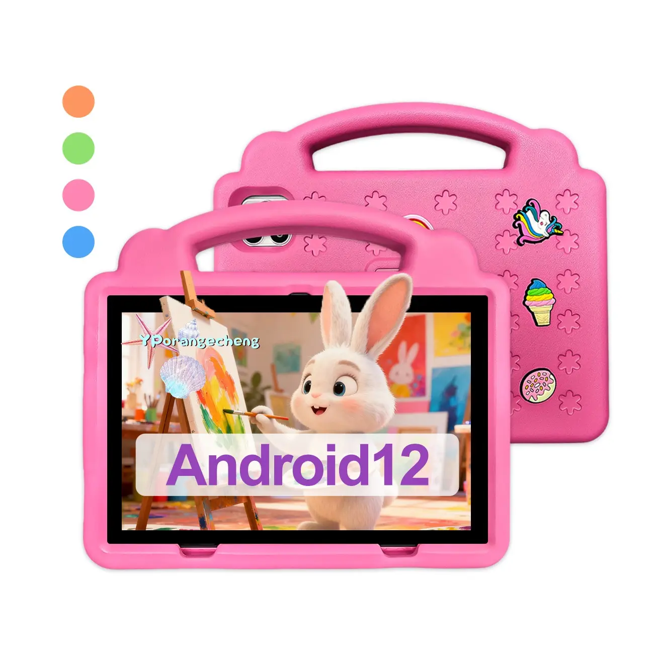 5G WiFi Smooth & Lag-Free! 10.1-Inch Top-Selling Tablet for Students & Kids, Newly Upgraded, Dual Camera + Shockproof Case + Parental Mode, Blue/Pink, Top Christmas/New Year Gift #DealsForYouDays