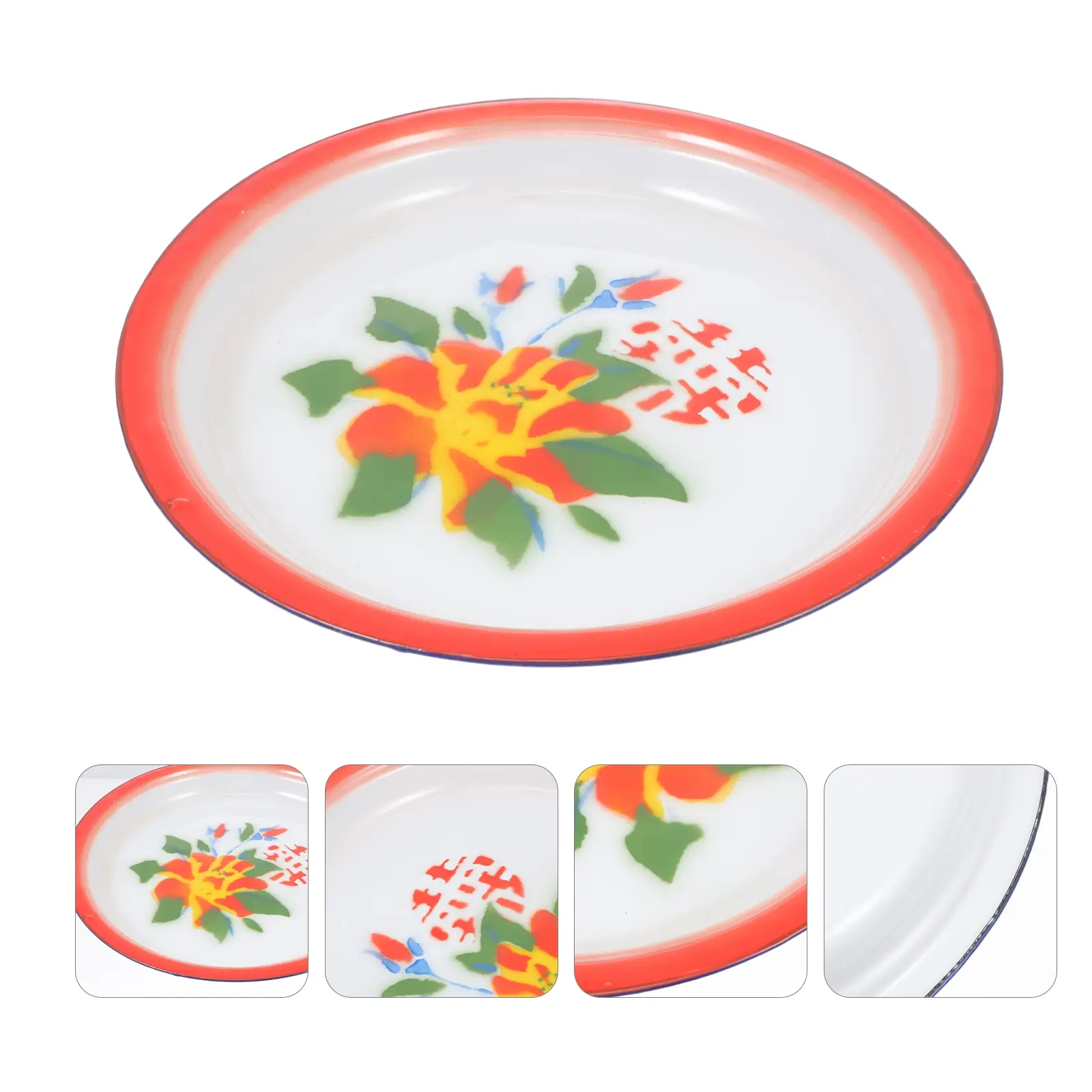 1 Pc Practical Food Plate Practical Household Tableware for Food Storage Serving Plates