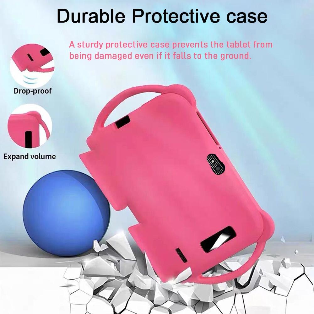 7-Inch Dual-Camera Tablet PC, Android Parental Control Education Tablet with Shockproof Case, 1024x600 Screen, Android Wi-Fi Tablet