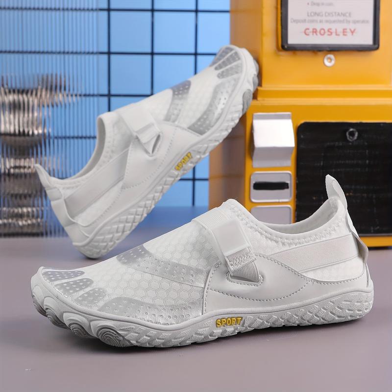 Men's river trekking shoes, wading shoes, beach shoes, reef non-slip men's quick-drying barefoot hiking shoes, swimming shoes, swimming water shoes, snorkeling shoes, suitable for beach vacations, camping, beach parties, five-finger men's shoes, soft, gym