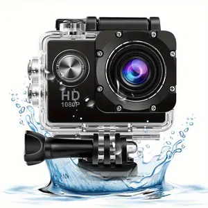 2-Inch Display Sports Camera, 1080P Waterproof Sports Camera, Bicycle Driving Recorder, Suitable for Indoor and Outdoor Sports