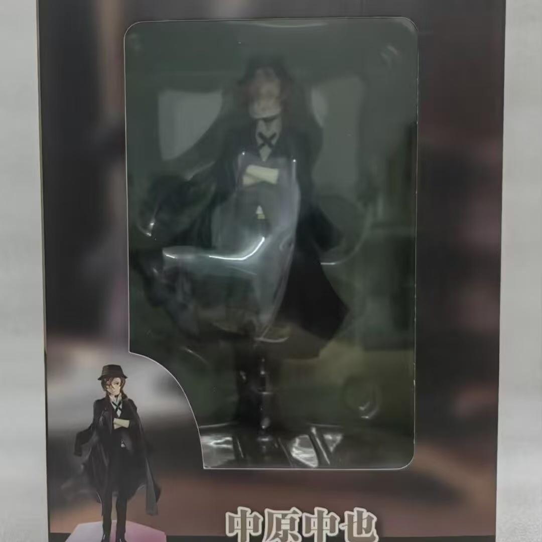 18cm Nakahara Chuuya Dazai Osamu PVC Action Figure Bungo Stray Dogs Figure Collectible Model Toys Kid Gift Ornaments Doll Toy