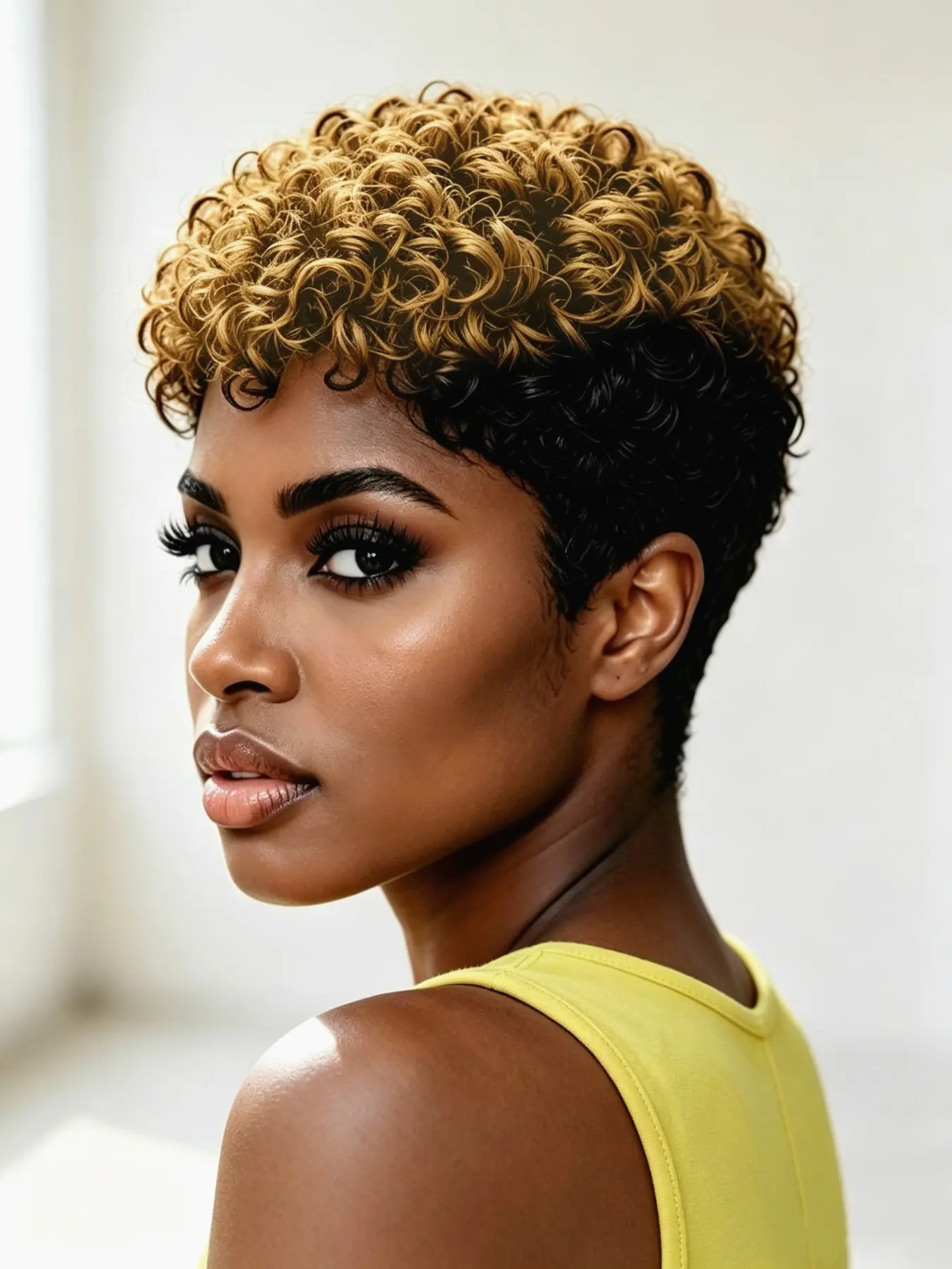 Pixie Wig Short Curly 1b30 Color, Daily Party Cosplay Use, Machine Made, 150% Density, Pixie Cut Human Hair Wigs for Women