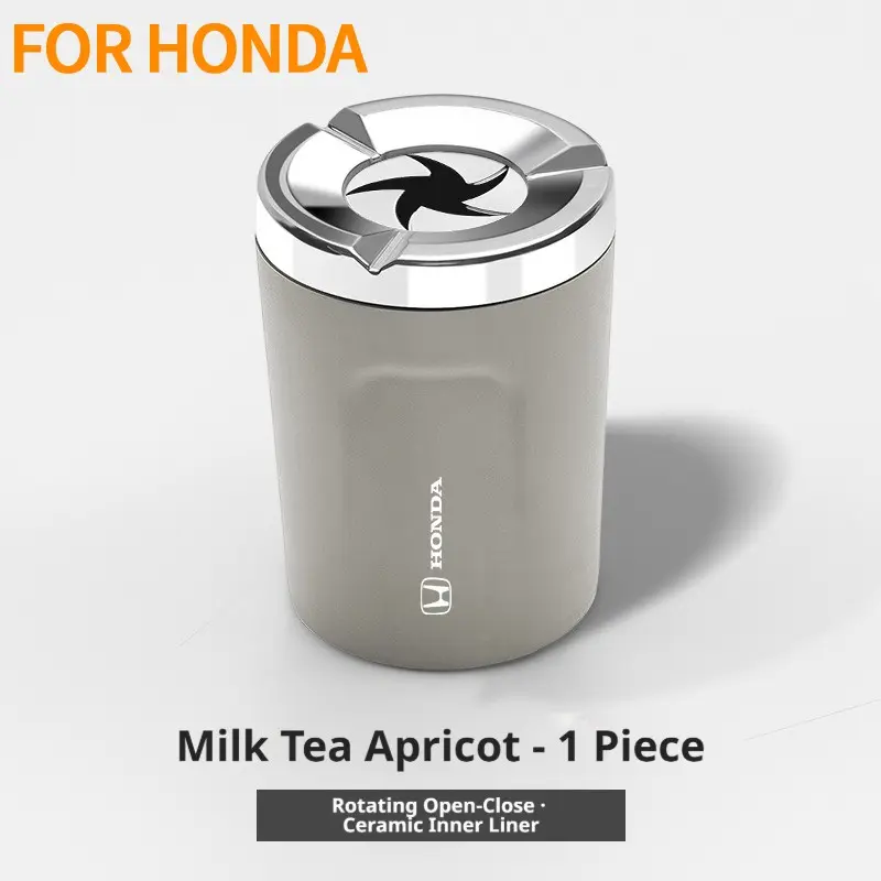 Suitable for Honda car ashtrays Civic Accord CR-V City Fit Vezel HR-V ZR-V BR-V WR-V Odyssey Ridgeline pickup Smell‑Proof car ashtray interior accessory