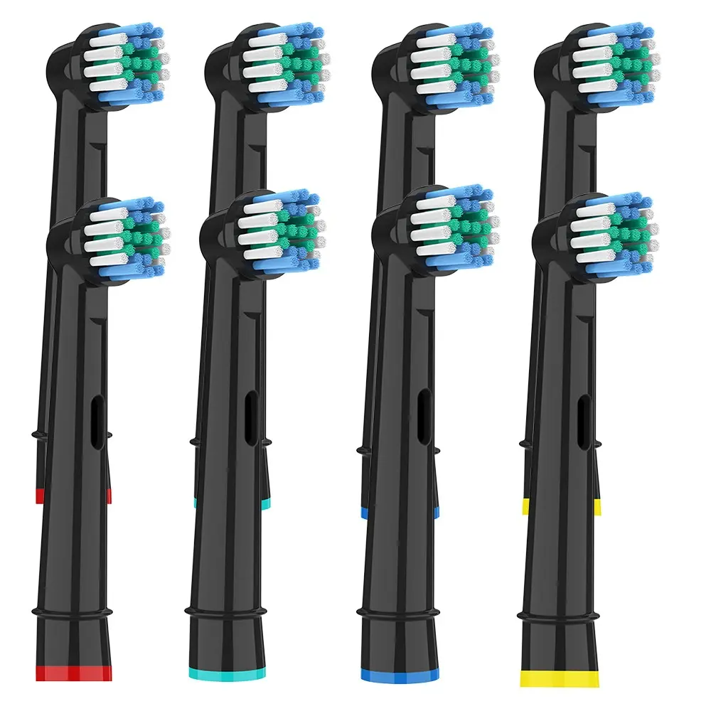 8 Pcs Replacement toothbrush heads  Compatible with Oral-B Electric toothbrush Soft Bristles for Deep Cleaning & Gum Care -Daily Oral Care