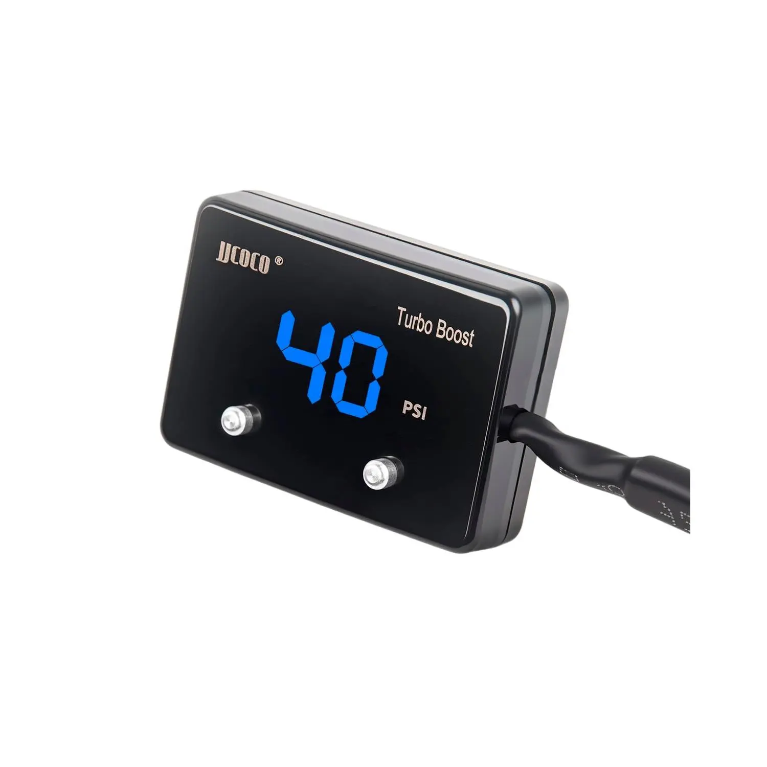 Vacuum Gauge Kit -28 in.Hg 40 PSI LED Digital Display 12V Boost Meter with Sensor for Car Boat Motorcycle ATV Universal
