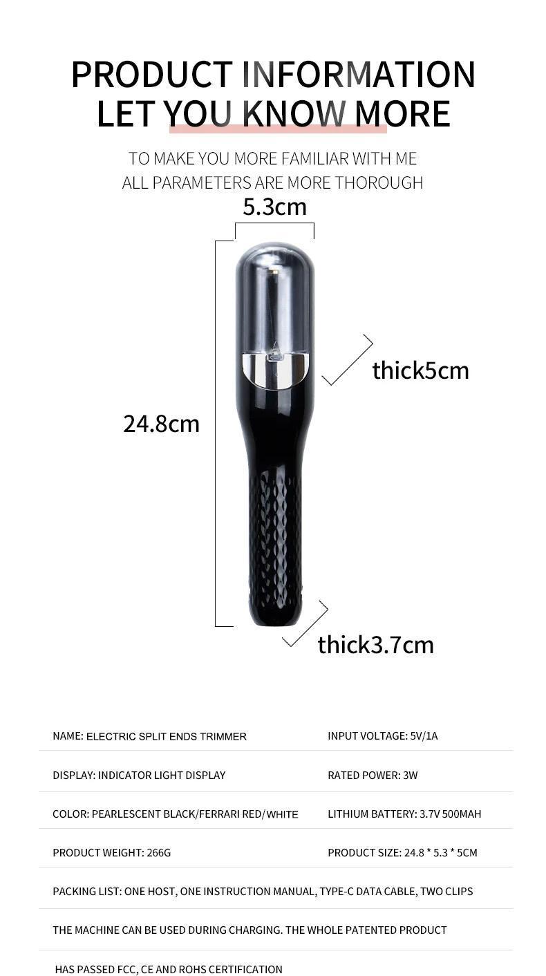 furcation trimmer, a professional barber tool, is a portable and easy-to-use furcation remover for smooth and healthy hair repair, suitable for all hair qualities.