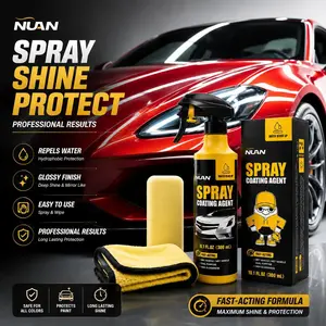 Spray coating agent；NUAN nano car coating sprayNUAN nano car coating spray Car Ceramic Coating Spray, Water Beading Paint Sealant, UV Protection, Mirror Shine Quick Detailer for Cars Trucks SUVs