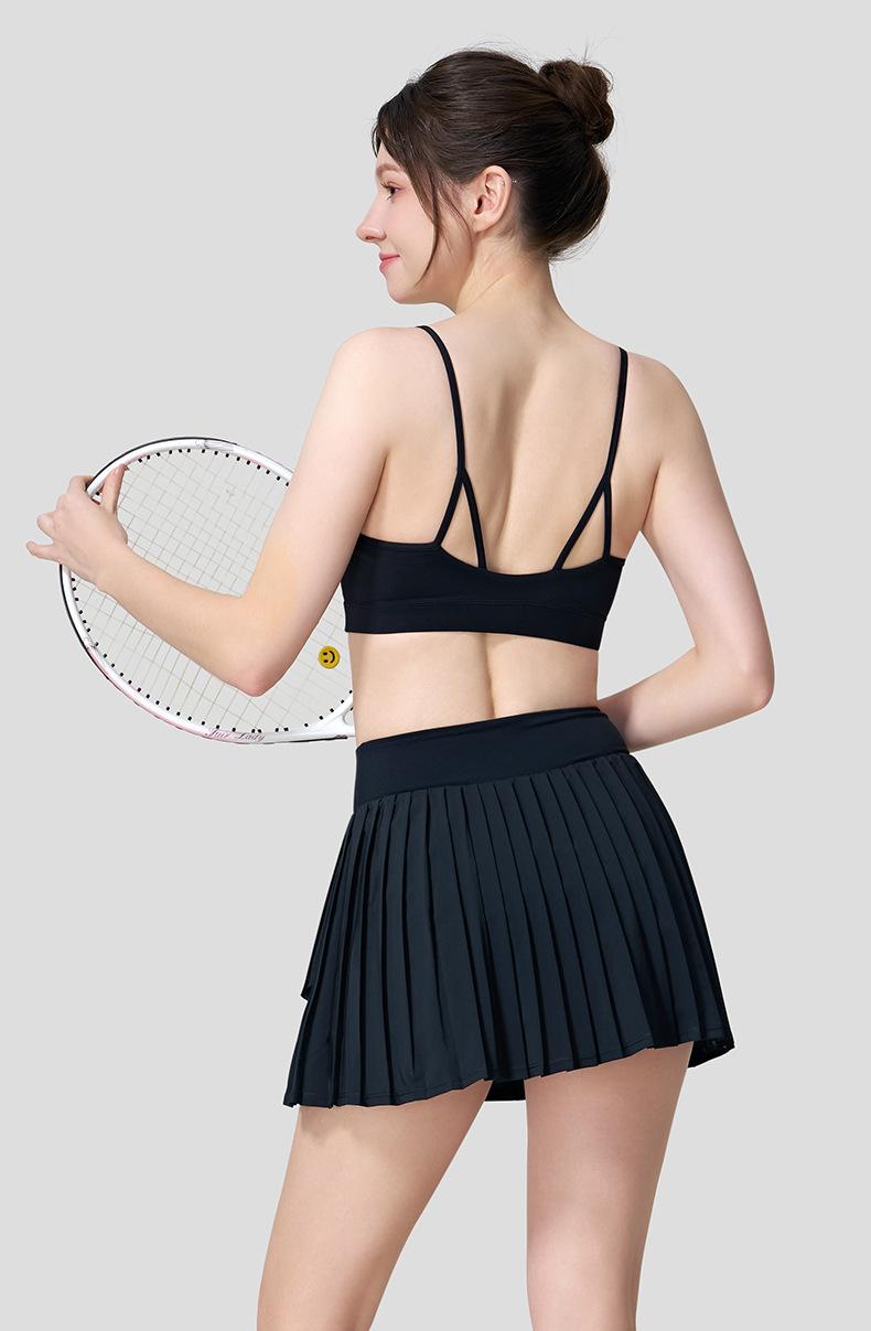 Beuty back Sports Bra Thin-StrapOuterwear-Style Yoga & Pilates Fitness Top for Women