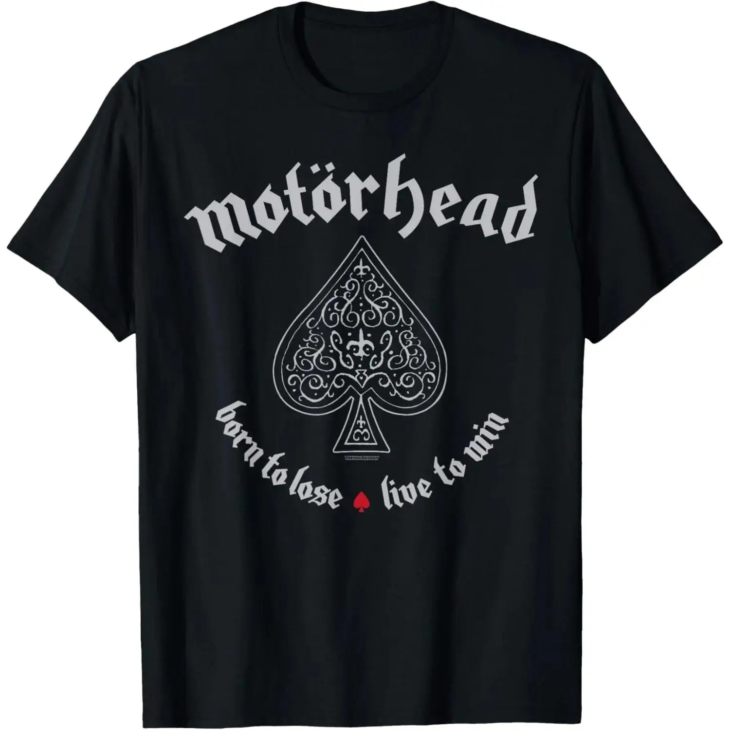 100% cotton Motörhead - Born To Lose Live To Win T-Shirt