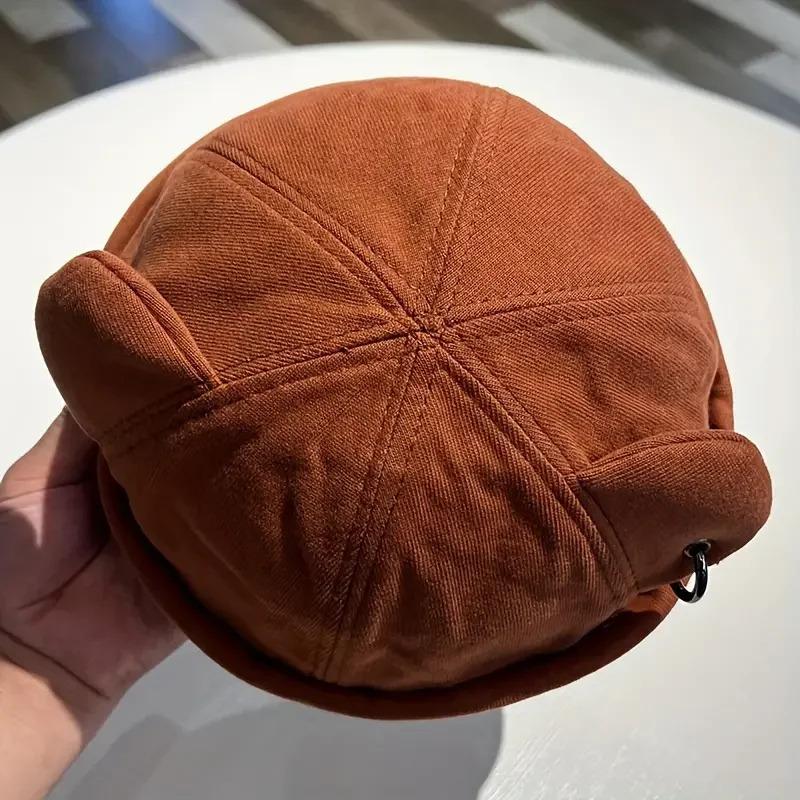 Autumn and Winter Polyester Warm Cartoon Docker Cap Brimless Hat Beanie Landlord Sailor Cap Girl and Women