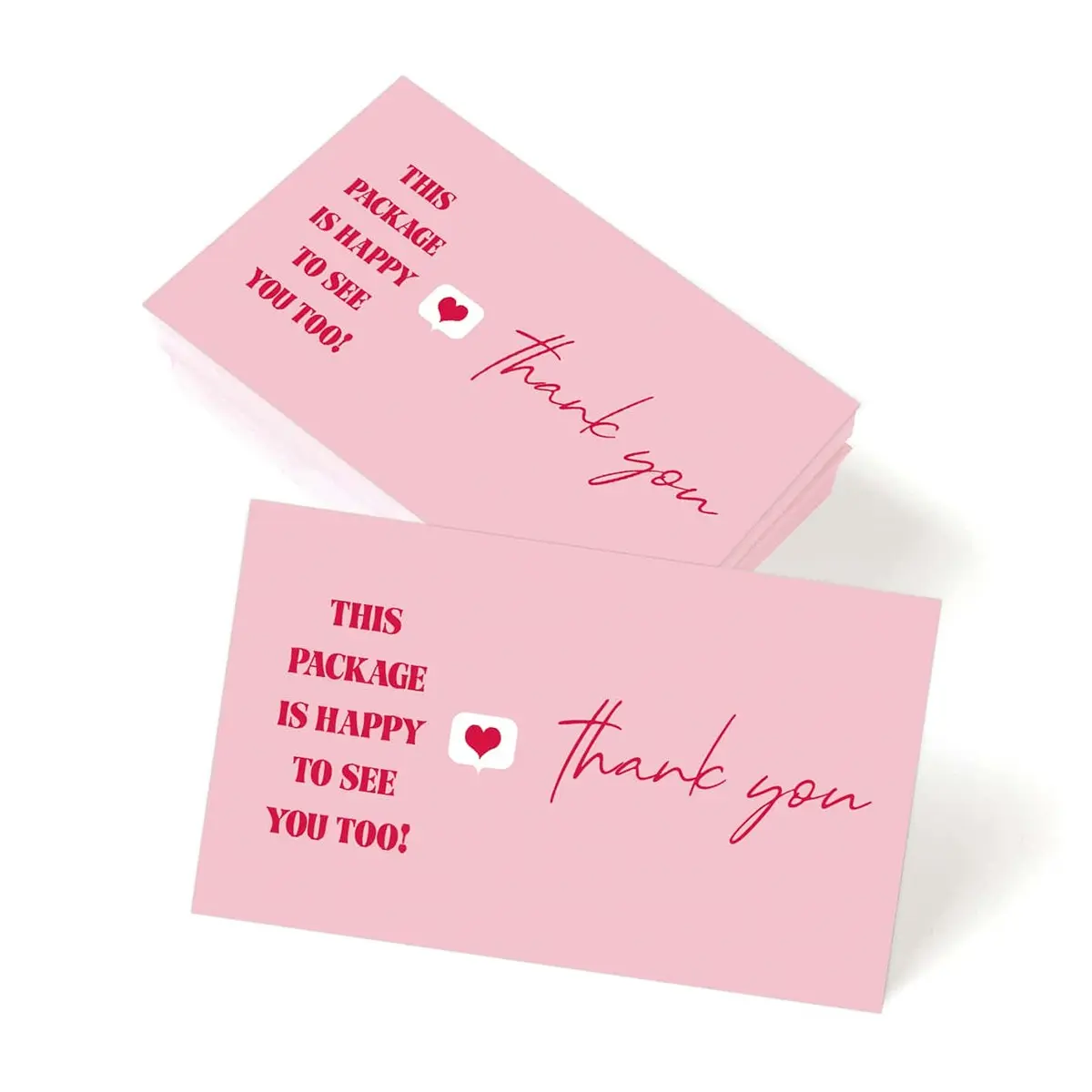 50/100 Thank You Cards, Gift Cards, Holiday Greeting Cards, Wedding Invitations, Appreciation Cards, After-Sales Service Cards