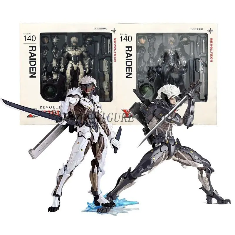 Kaiyodo Revoltech Metal Gear Solid Raiden High Quality PVC Movable Action Figure - 15cm Jack Figurine Model Toy, for Child's Gifts, with Extra Discount & Free Coupon