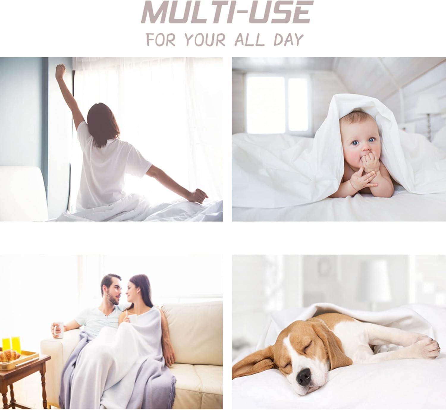 Teal Grey Throw Blanket Flannel Turquoise Abstract Art Painting Lightweight Soft Fuzzy Cozy Couch Bed Blanket Fall Winter Decor Christmas Birthday Gifts Kids Adult