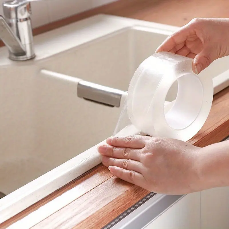 1 roll, 3M/5M Waterproof Tape, Daily Clear Self-adhesive Sink Pool Seam Tape, Used For Kitchen