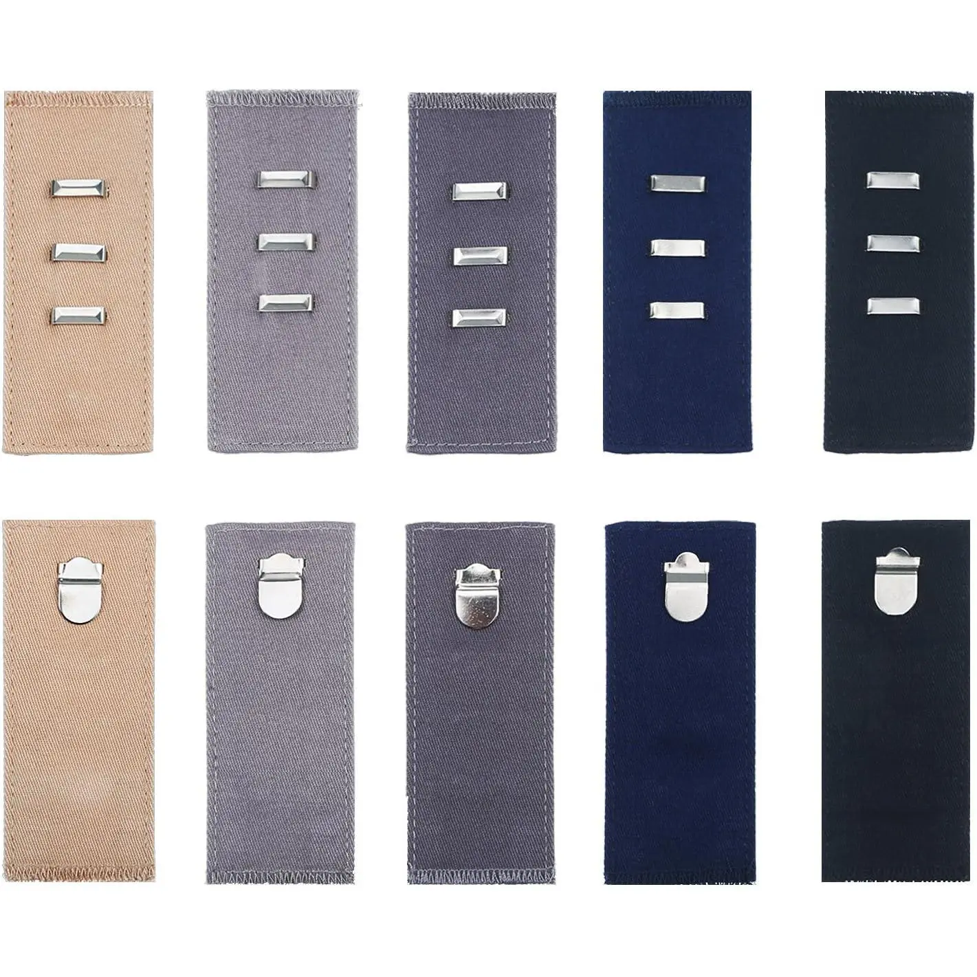 10 count Pants  Extenders with Metal Hook for Pants, Jeans, Trousers and Skirt for  Maternity Women Men Jeans Favors