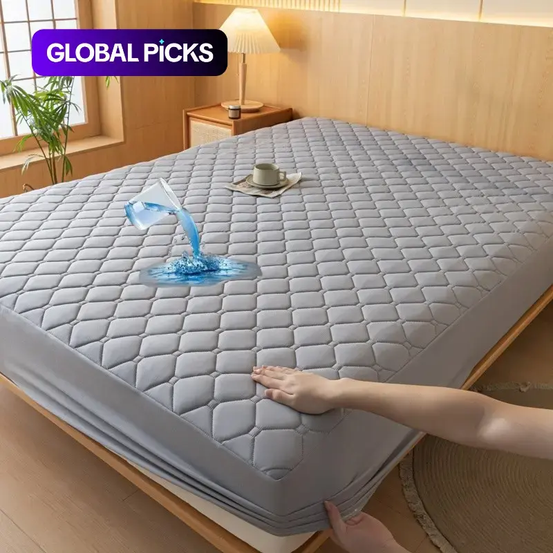 1 Piece Soft Pet-Friendly Waterproof Mattress Cover, Comfortable and Breathable Bed Protector, Ideal for Bedroom, Guest Room, Apartment and Dorm #GLOBAL PICKS